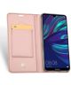 Dux Ducis Premium Book Case Huawei Y7 (2019) Hoesje Roze Goud