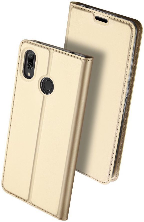 Dux Ducis Premium Book Case Huawei Y7 (2019) Hoesje Goud afbeelding 4