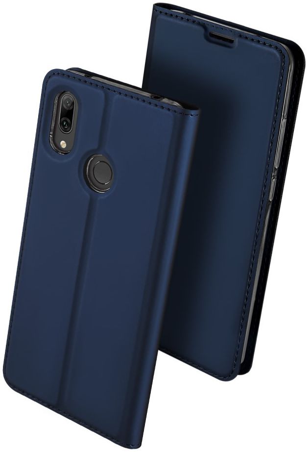 Dux Ducis Premium Book Case Huawei Y7 (2019) Hoesje Blauw afbeelding 2