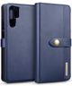 Huawei P30 Pro Leren 2-in-1 Bookcase en Back Cover Hoesje Blauw