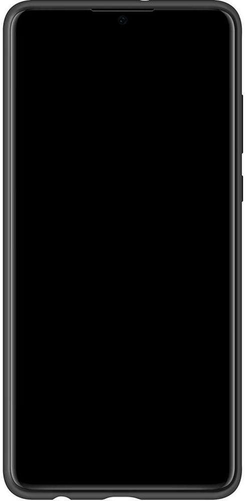 Originele Huawei P30 Silicon Car Hoesje Zwart afbeelding 3