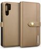 Huawei P30 Pro Leren 2-in-1 Bookcase en Back Cover Hoesje Bruin