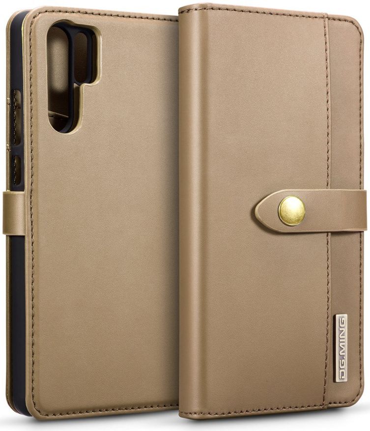 Huawei P30 Pro Leren 2-in-1 Bookcase en Back Cover Hoesje Bruin afbeelding 1