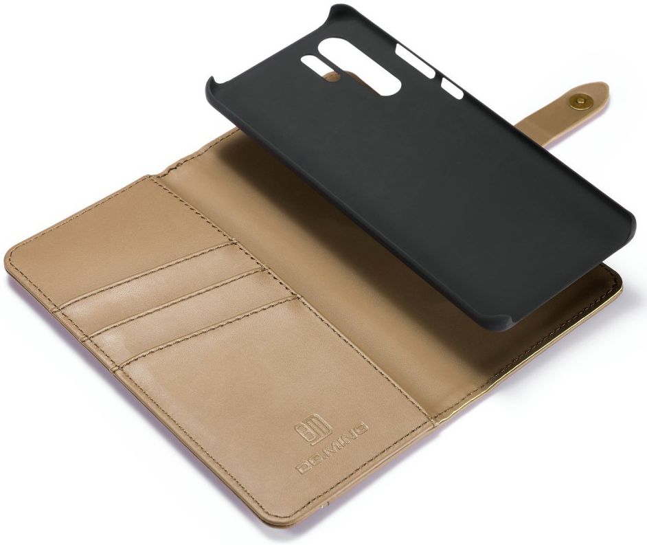 Huawei P30 Pro Leren 2-in-1 Bookcase en Back Cover Hoesje Bruin afbeelding 2
