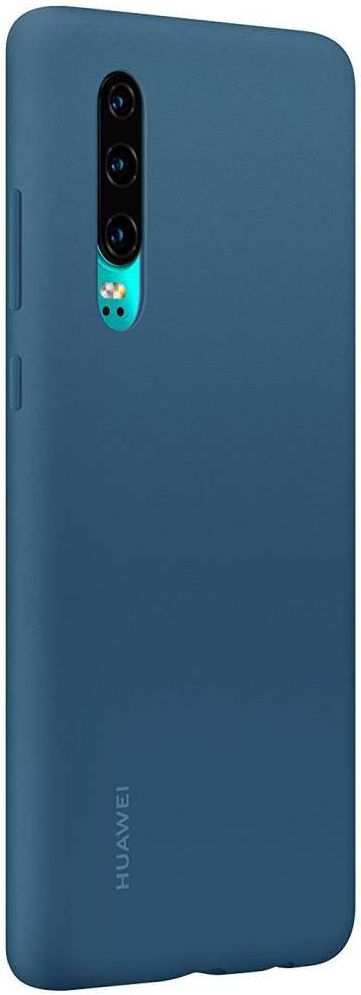Originele Huawei P30 Silicon Car Hoesje Donker Blauw afbeelding 3