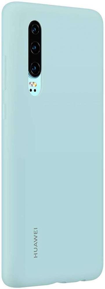 Originele Huawei P30 Silicon Car Hoesje Blauw afbeelding 3