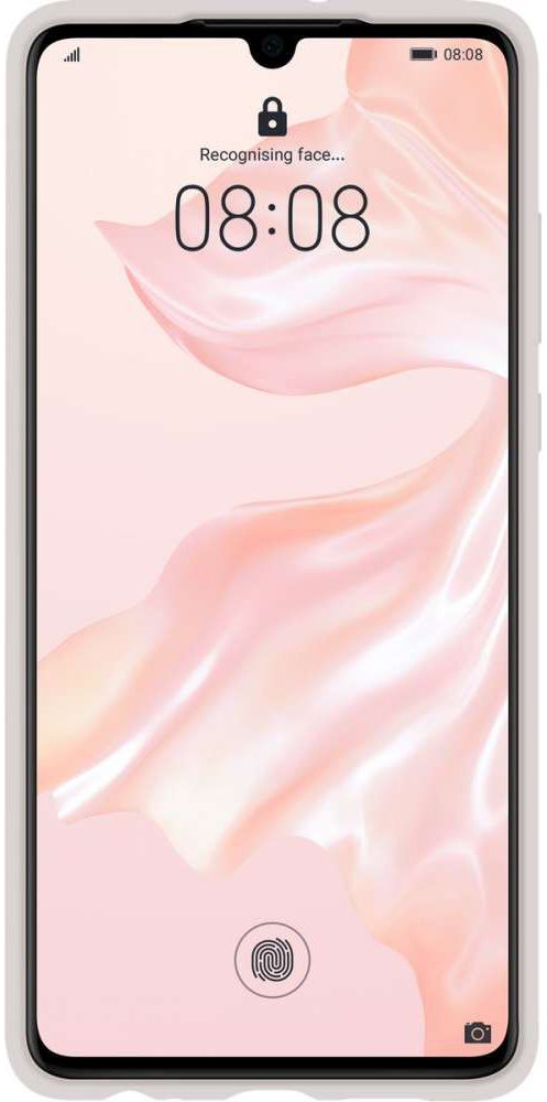 Originele Huawei P30 PU Lederen Back Cover Grijs afbeelding 2