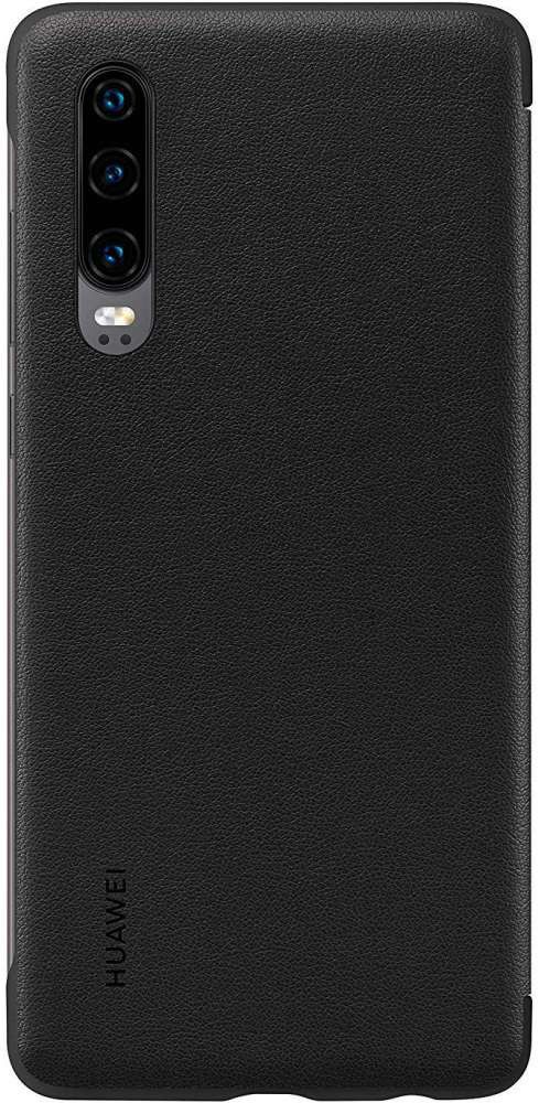 Originele Huawei P30 Smart View Flip Hoesje Zwart afbeelding 4