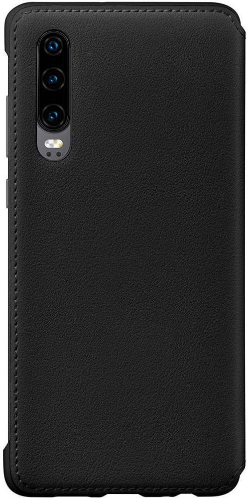 Originele Huawei P30 Wallet Flip Hoesje Zwart afbeelding 3