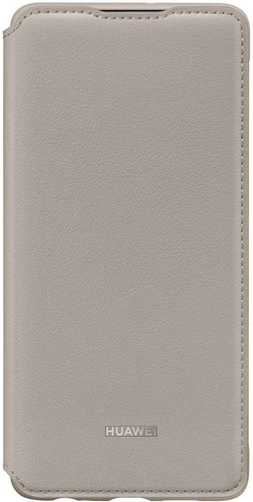 Originele Huawei P30 Wallet Flip Hoesje Khaki afbeelding 2
