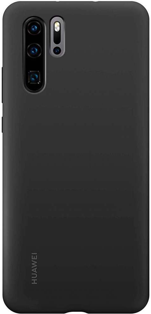 Originele Huawei P30 Pro Silicon Hoesje Zwart afbeelding 1