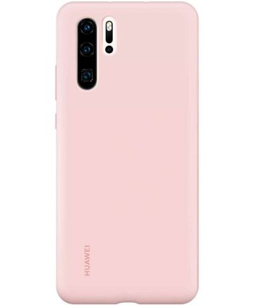 Originele Huawei P30 Pro Silicon Hoesje Roze Hoesjes