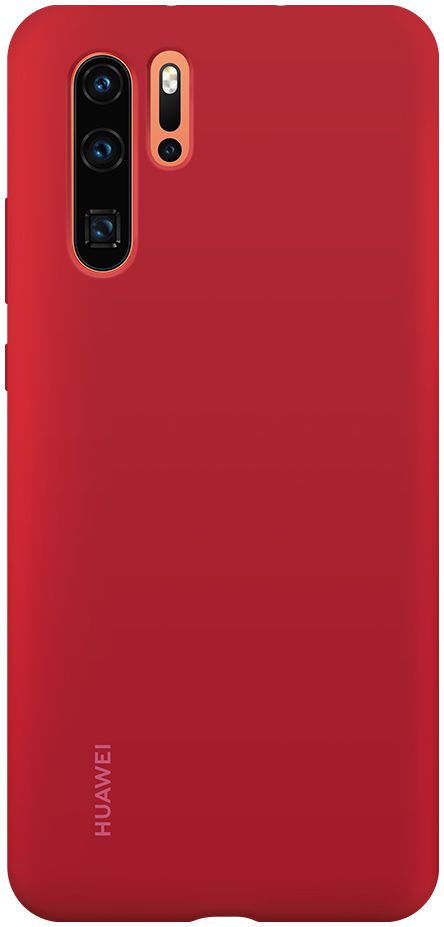 Originele Huawei P30 Pro Silicon Hoesje Rood afbeelding 1
