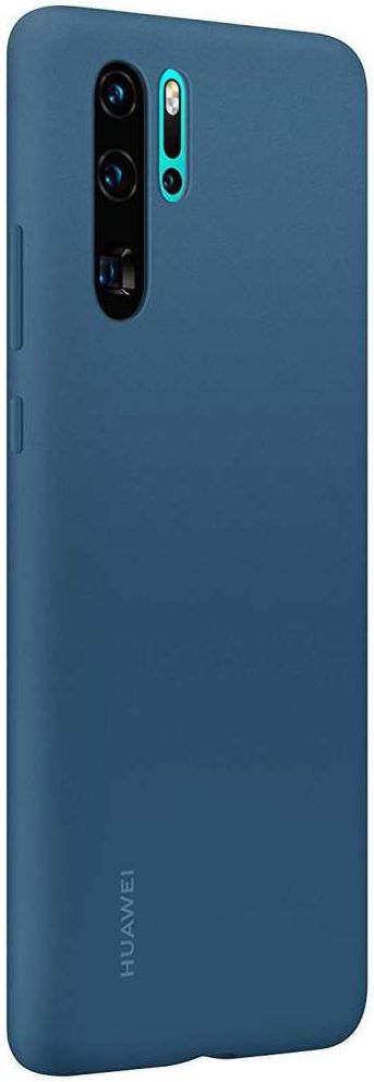 Originele Huawei P30 Pro Silicon Hoesje Donker Blauw afbeelding 2