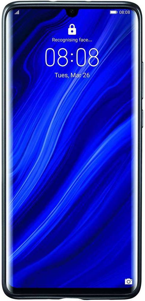 Originele Huawei P30 Pro PU Lederen Back Cover Zwart afbeelding 3