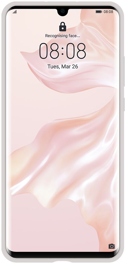 Originele Huawei P30 Pro PU Lederen Back Cover Grijs afbeelding 2