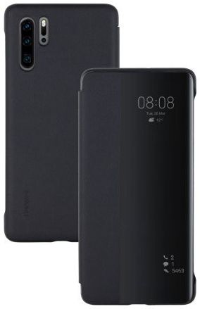 Originele Huawei P30 Pro Smart View Flip Hoesje Zwart afbeelding 6