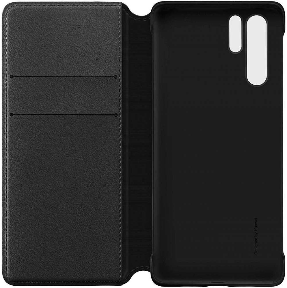 Originele Huawei P30 Pro Wallet Flip Hoesje Zwart afbeelding 4