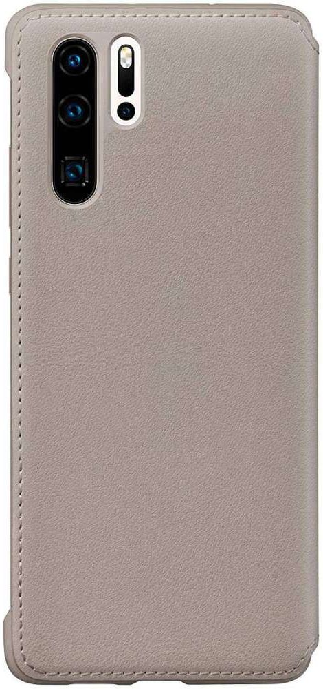 Originele Huawei P30 Pro Wallet Flip Hoesje Khaki afbeelding 3