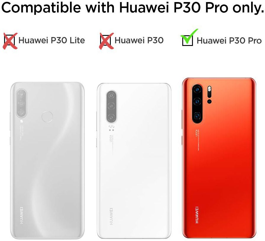 Originele Huawei P30 Pro Clear Hoesje Transparant afbeelding 7