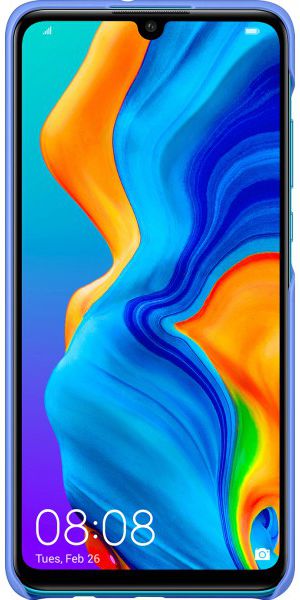 Originele Huawei P30 Lite PC Hoesje Floral Blauw afbeelding 2