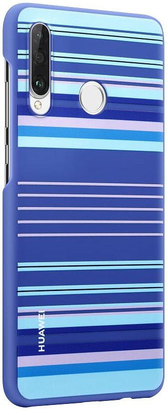 Originele Huawei P30 Lite PC Hoesje Striped Blauw afbeelding 3