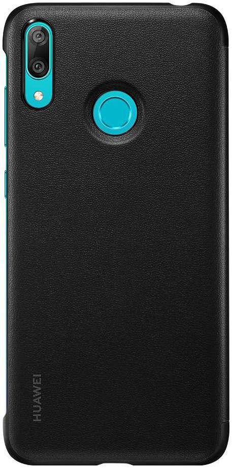 Originele Huawei Y7 (2019) Wallet Flip Hoesje Zwart afbeelding 4