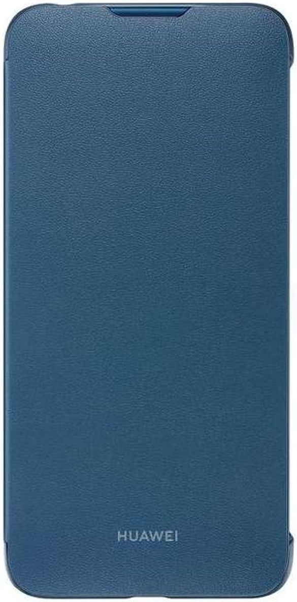 Originele Huawei Y7 (2019) Wallet Flip Hoesje Blauw afbeelding 3