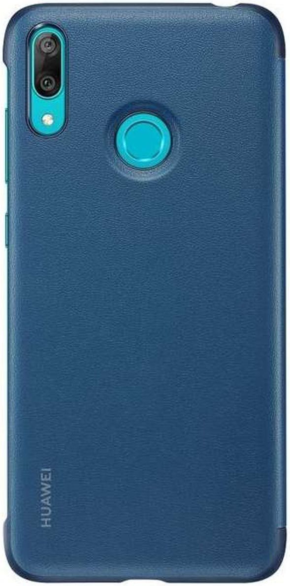 Originele Huawei Y7 (2019) Wallet Flip Hoesje Blauw afbeelding 4