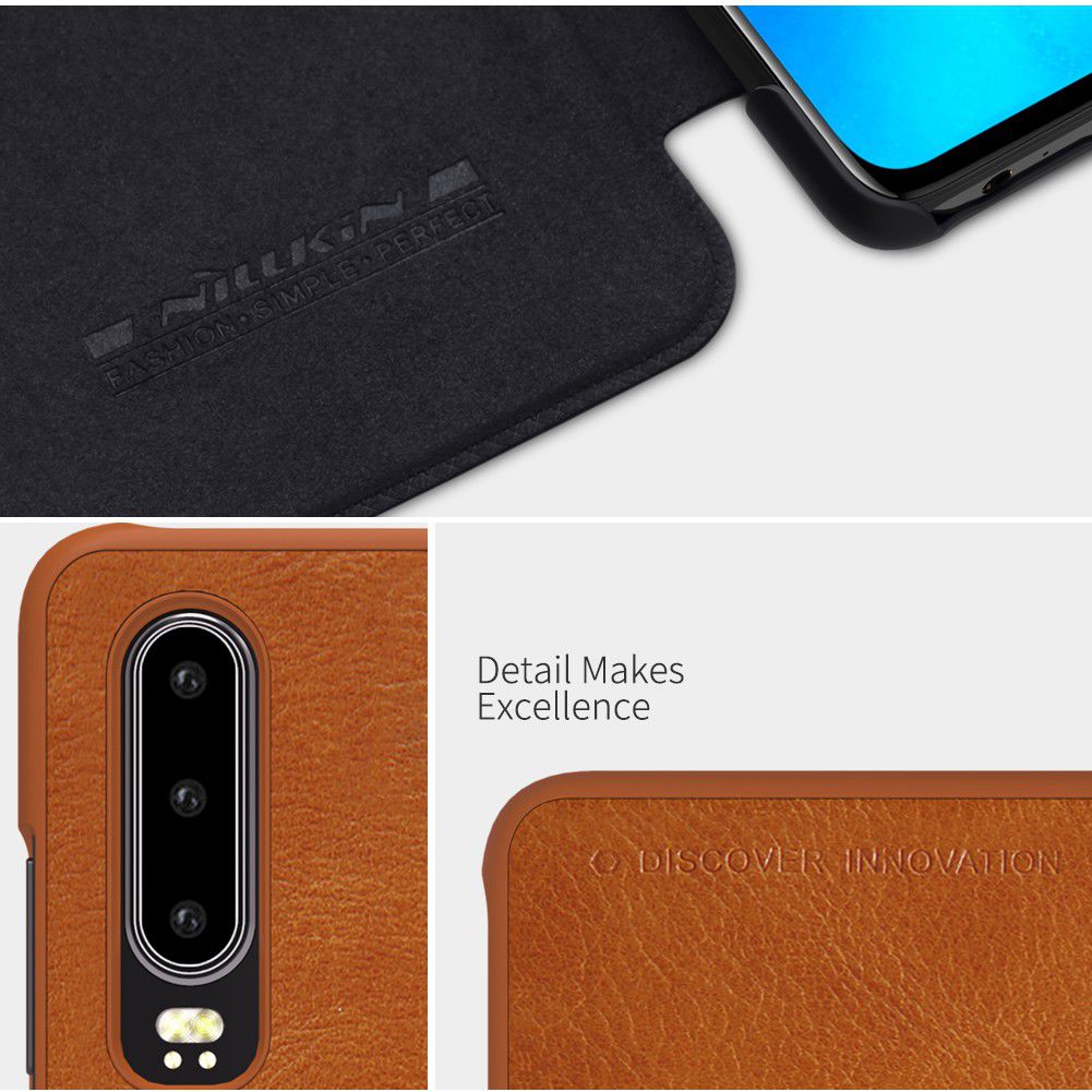 NILLKIN Qin Series Flip Hoesje Huawei P30 Zwart afbeelding 12