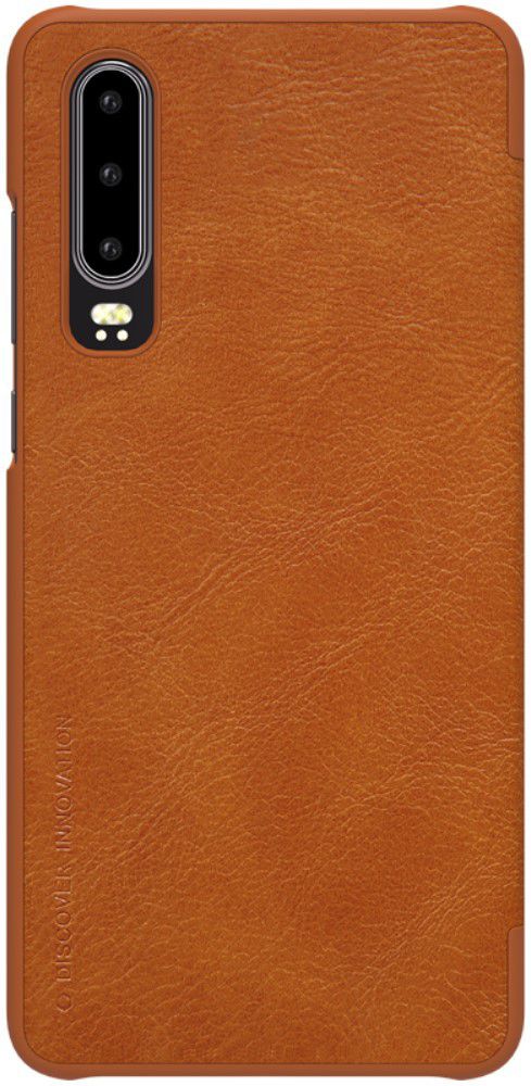 NILLKIN Qin Series Flip Hoesje Huawei P30 Bruin afbeelding 1