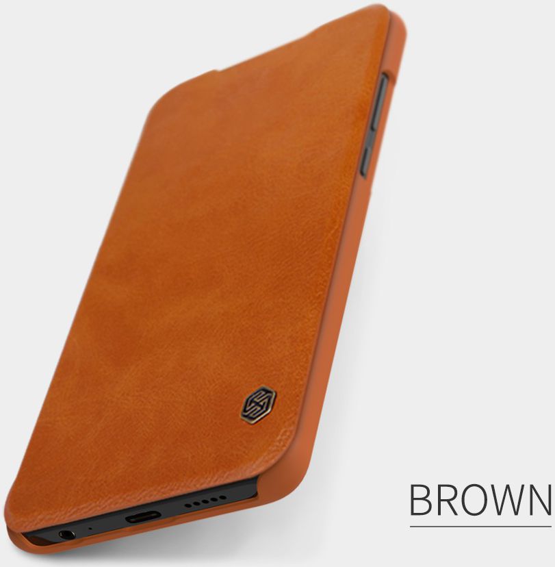 NILLKIN Qin Series Flip Hoesje Huawei P30 Bruin afbeelding 4