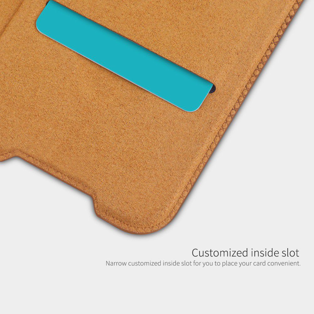 NILLKIN Qin Series Flip Hoesje Huawei P30 Bruin afbeelding 6