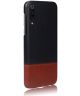 Xiaomi Mi 9 Leren Hard Case Zwart