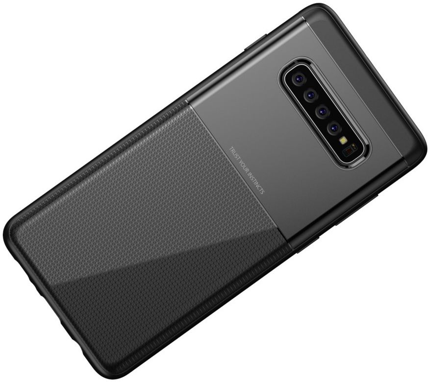 Samsung Galaxy S10 Plus TPU+PC Hoesje Zwart afbeelding 3