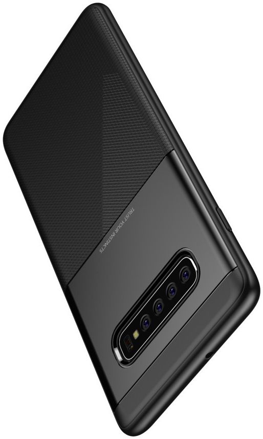 Samsung Galaxy S10 Plus TPU+PC Hoesje Zwart afbeelding 4