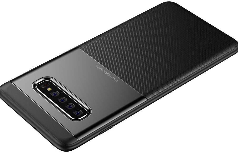 Samsung Galaxy S10 Plus TPU+PC Hoesje Zwart afbeelding 5