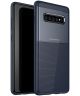 Samsung Galaxy S10 Plus TPU+PC Hoesje Blauw