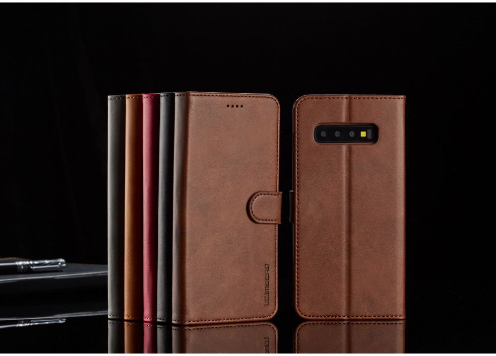 Samsung Galaxy S10 Retro Book Case Portemonnee Hoesje Zwart afbeelding 7