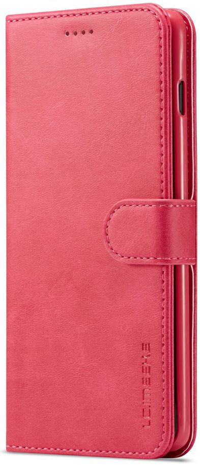 Samsung Galaxy S10 Retro Book Case Portemonnee Hoesje Rood afbeelding 2