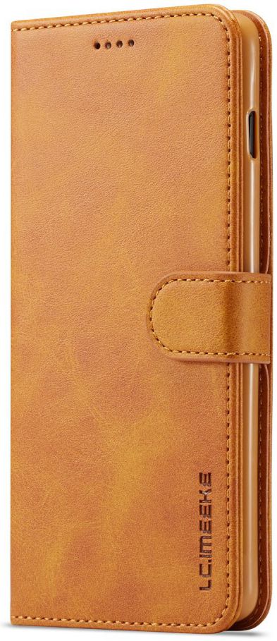 Samsung Galaxy S10 Retro Book Case Portemonnee Hoesje Bruin afbeelding 4