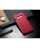 Samsung Galaxy S10 Plus Stand Portemonnee Bookcase Hoesje Rood