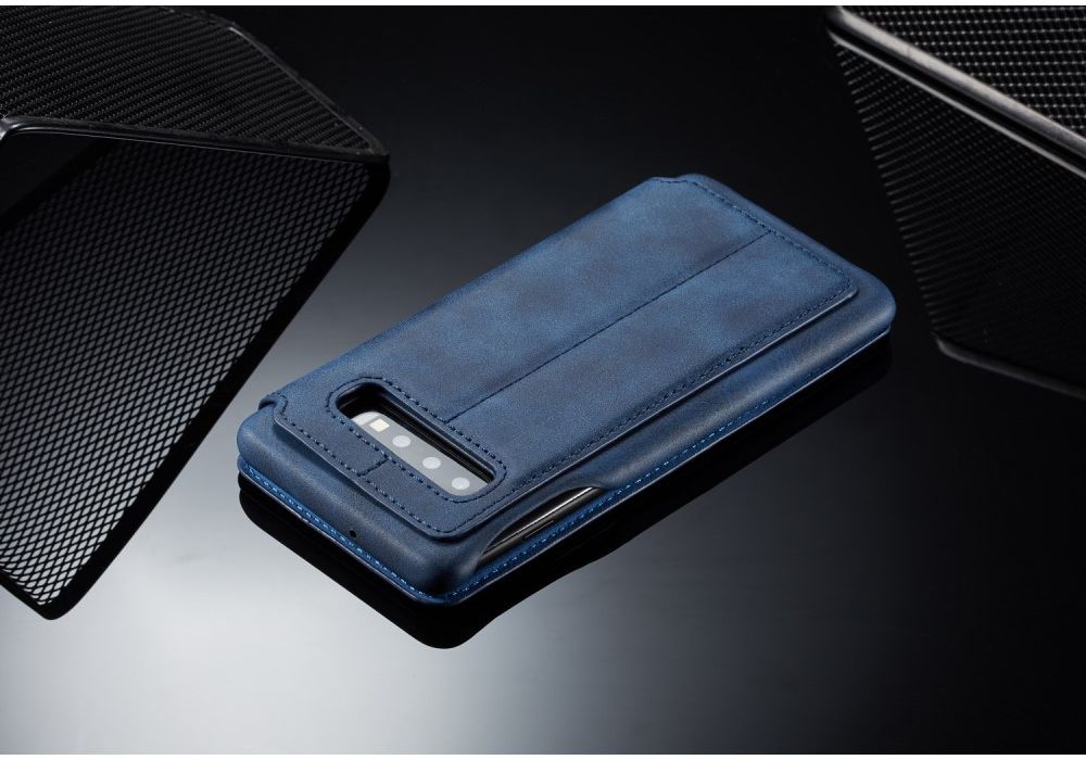 Samsung Galaxy S10 Plus Book Case Portemonnee Hoesje Blauw afbeelding 13