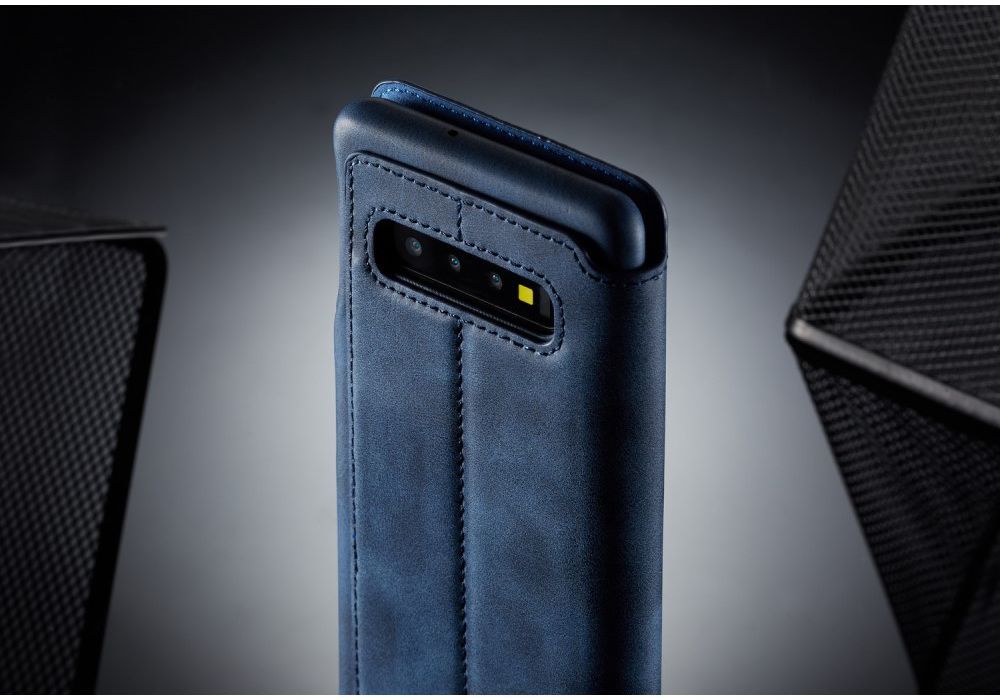 Samsung Galaxy S10 Plus Book Case Portemonnee Hoesje Blauw afbeelding 14