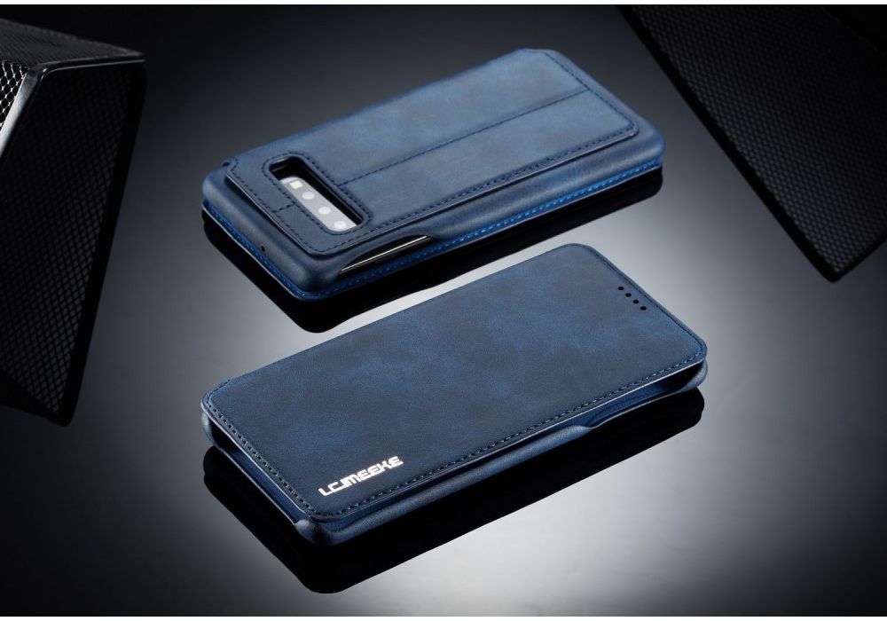 Samsung Galaxy S10 Plus Book Case Portemonnee Hoesje Blauw afbeelding 15
