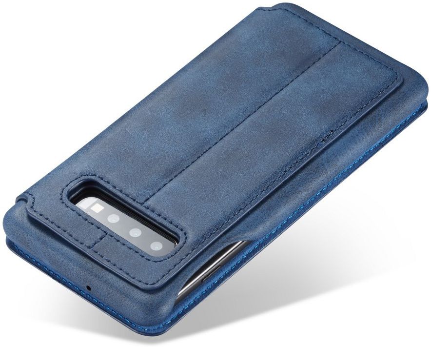 Samsung Galaxy S10 Plus Book Case Portemonnee Hoesje Blauw afbeelding 7