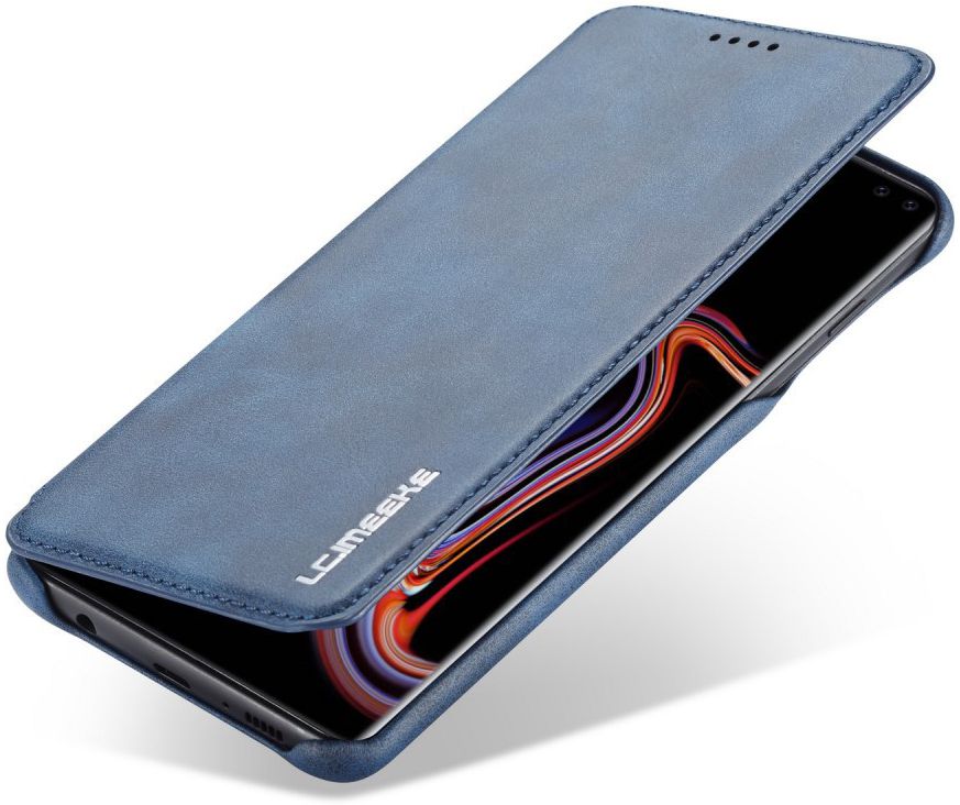 Samsung Galaxy S10 Plus Book Case Portemonnee Hoesje Blauw afbeelding 1