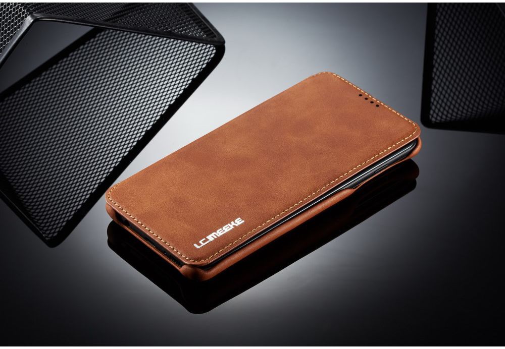 Samsung Galaxy S10 Plus Book Case Portemonnee Hoesje Bruin afbeelding 13