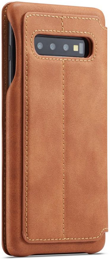 Samsung Galaxy S10 Plus Book Case Portemonnee Hoesje Bruin afbeelding 5