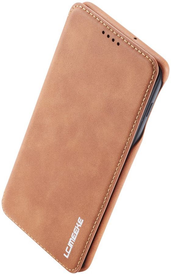 Samsung Galaxy S10 Plus Book Case Portemonnee Hoesje Bruin afbeelding 6